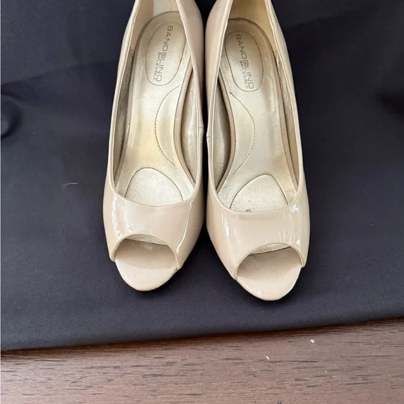 Bandolino Women's 'Melt' Heeled Sandal - Bare Nude Color, Size 11